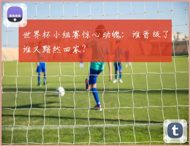 世界杯小组赛惊心动魄:谁晋级了谁又黯然回家?
